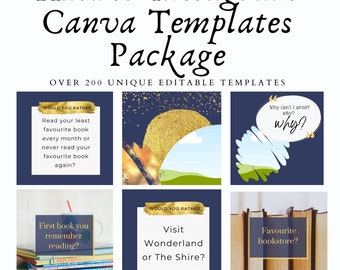 Author Instagram Canva Templates: 200+ Editable Posts (PDF)