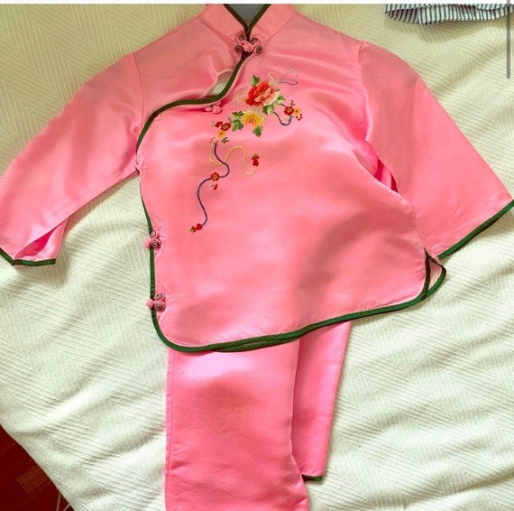 Children's Silk Chinoiserie Set