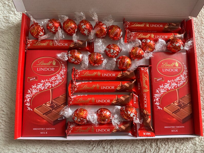 Lindt Lindor chocolate hamper birthday Mothers Day gifts Etsy