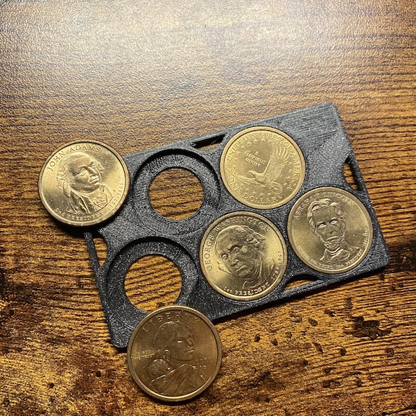 U.S. Gold Dollar Coin Wallet Holder