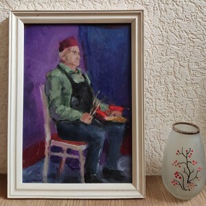 Original oil painting,Framed Surrealism Artwork Ukrainian Artist Pavlov,One of kind Original oil painting,Framed Surrealism Artwork Ukrainian Artist Pavlov,One of kind