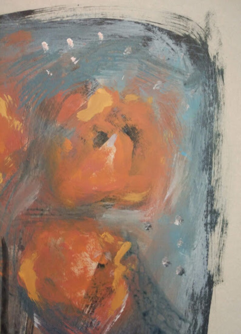 Original paintingStillife Flowers Picture ExpressionismMusic Art WorkArtist Perekucha