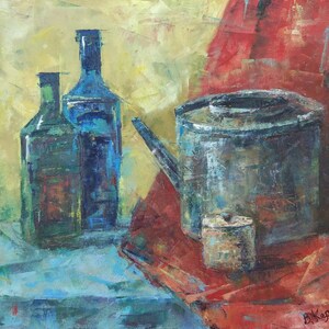 Oil painting, Original Stillife Vintage Artwork,Fine art painting,Ukrainian artist,One of a kind