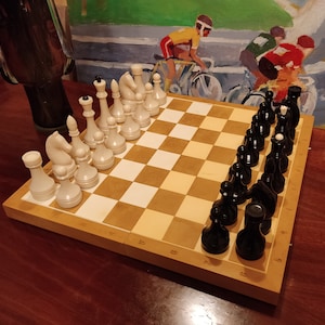 Rare Chess Set,The Queens Gambit Chess Set, Original European Vintage,USSR Chess