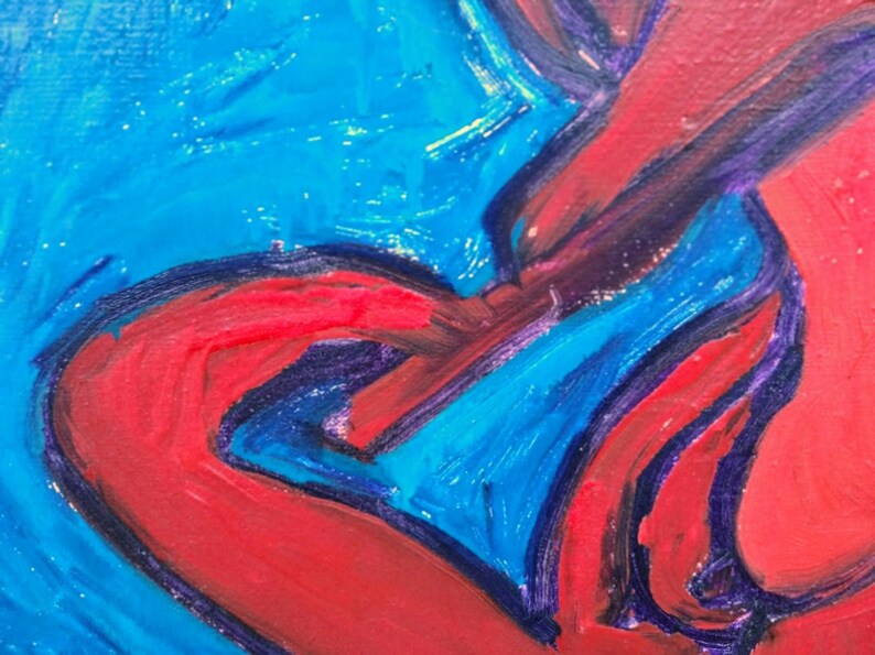 Original OilpaintingAbstract Decorative Art workArt/&CollectiblesHome decorFlute Picture