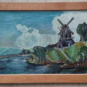 Pintura a óleo original, arte impressionista de paisagem, artista ucraniano, único