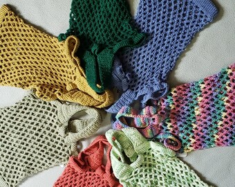 Handmade: crocheted market tote/bag