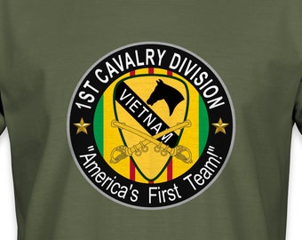 1st Cavalry T Shirt - Etsy