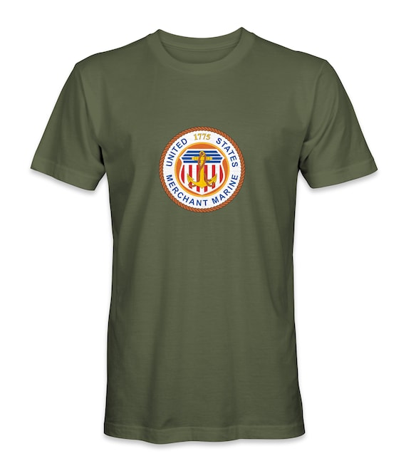 Tシャツ・カットソー [BEYOND CLOSET] SIGNATURE WAPPEN LOGO MARINE STRIPE T-SHIRTS United States Marine Corps American Flag Men's T Shirt