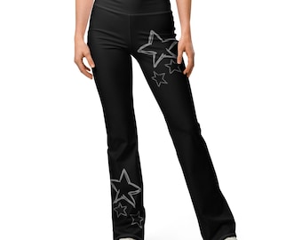 Star Flare leggings, Alt pants, yoga pants, workout pants