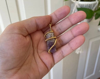 Amethyst Geode Necklace