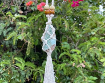 Fuschite Rear-View Mirror Crystal