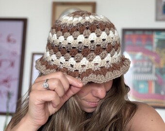 Granny Square Bucket Hat