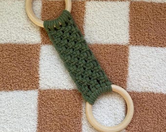 Macrame Towel Holder