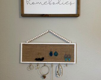 Rustic jewelry holder