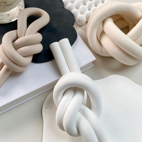 Clay Knot Home Decor Coffee Table Handmade Knot Etsy