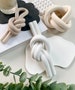 Clay knot | Home decor | Paper weight | shelf decor | knot decor | coffee table decor | modern home accessories | console table decor 