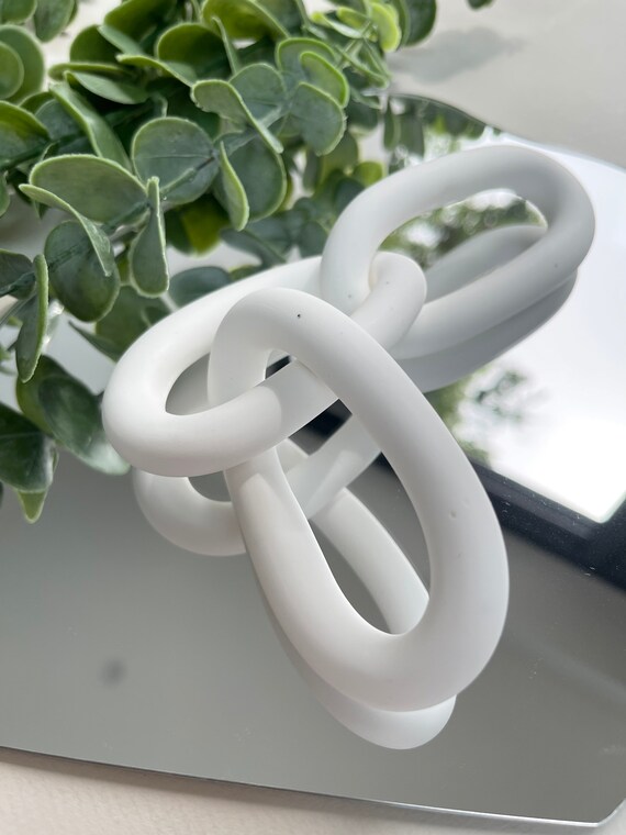 Chain Home Decor Clay Chain Home Decor Shelf Decor Etsy UK