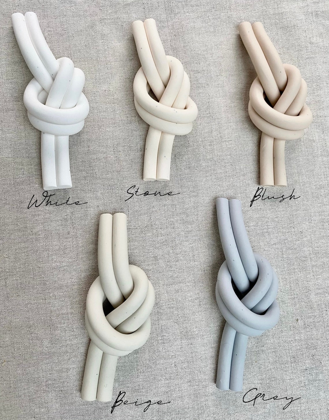 Chain home decor Clay chain Home decor Shelf decor Etsy