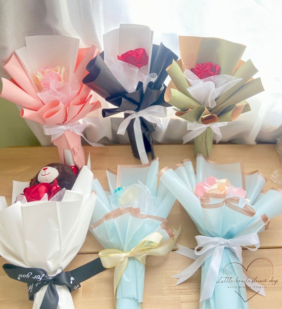 Flower Packaging Satin Ribbon For Flower Shop, English Printing Ribbon For  Gift Packing Material, Bouquet Package Flower Gift Satin Ribbon, Home  Gadget - Temu Hungary
