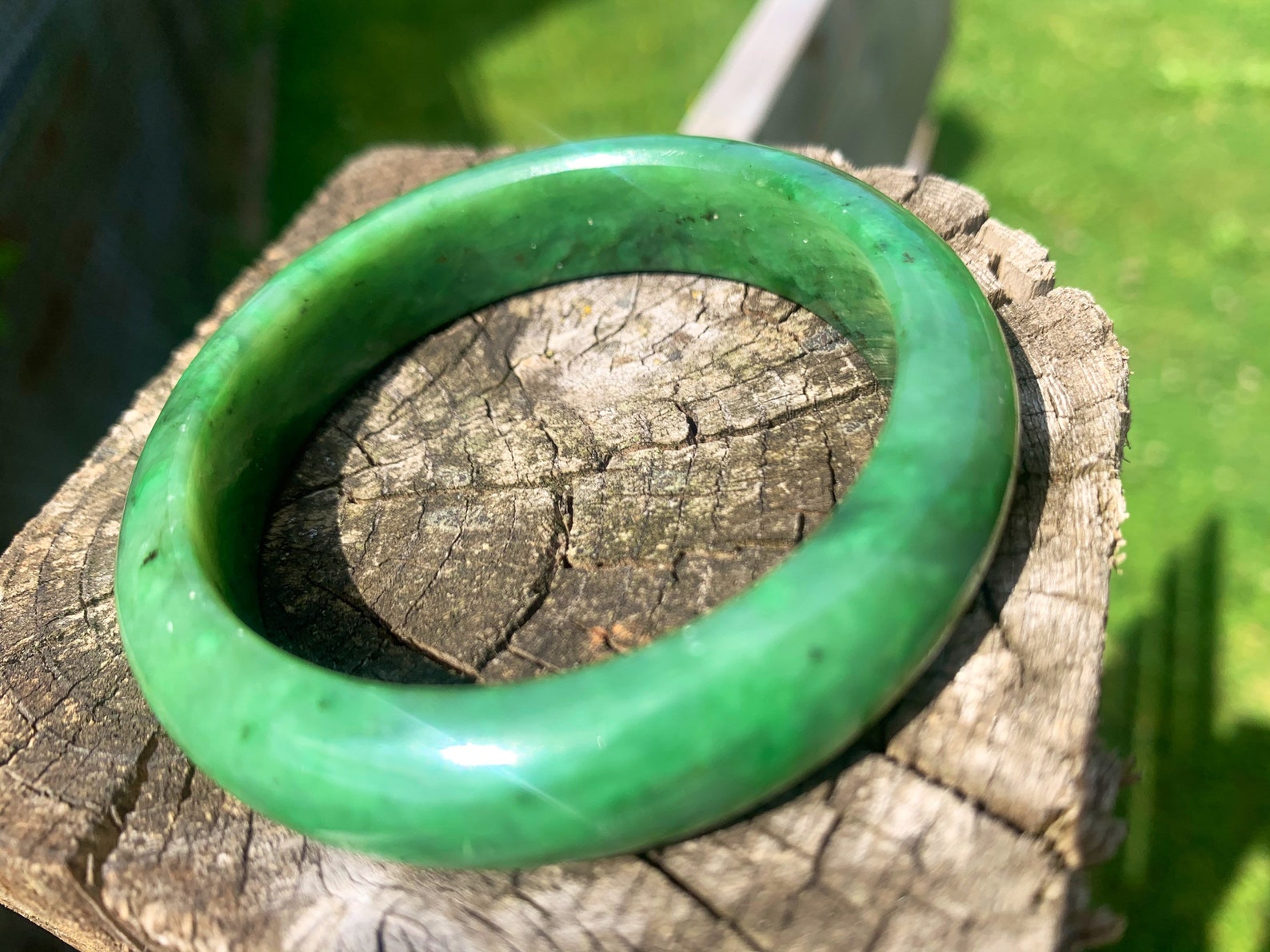 Amazing Canadian BC Jade Bangle Etsy