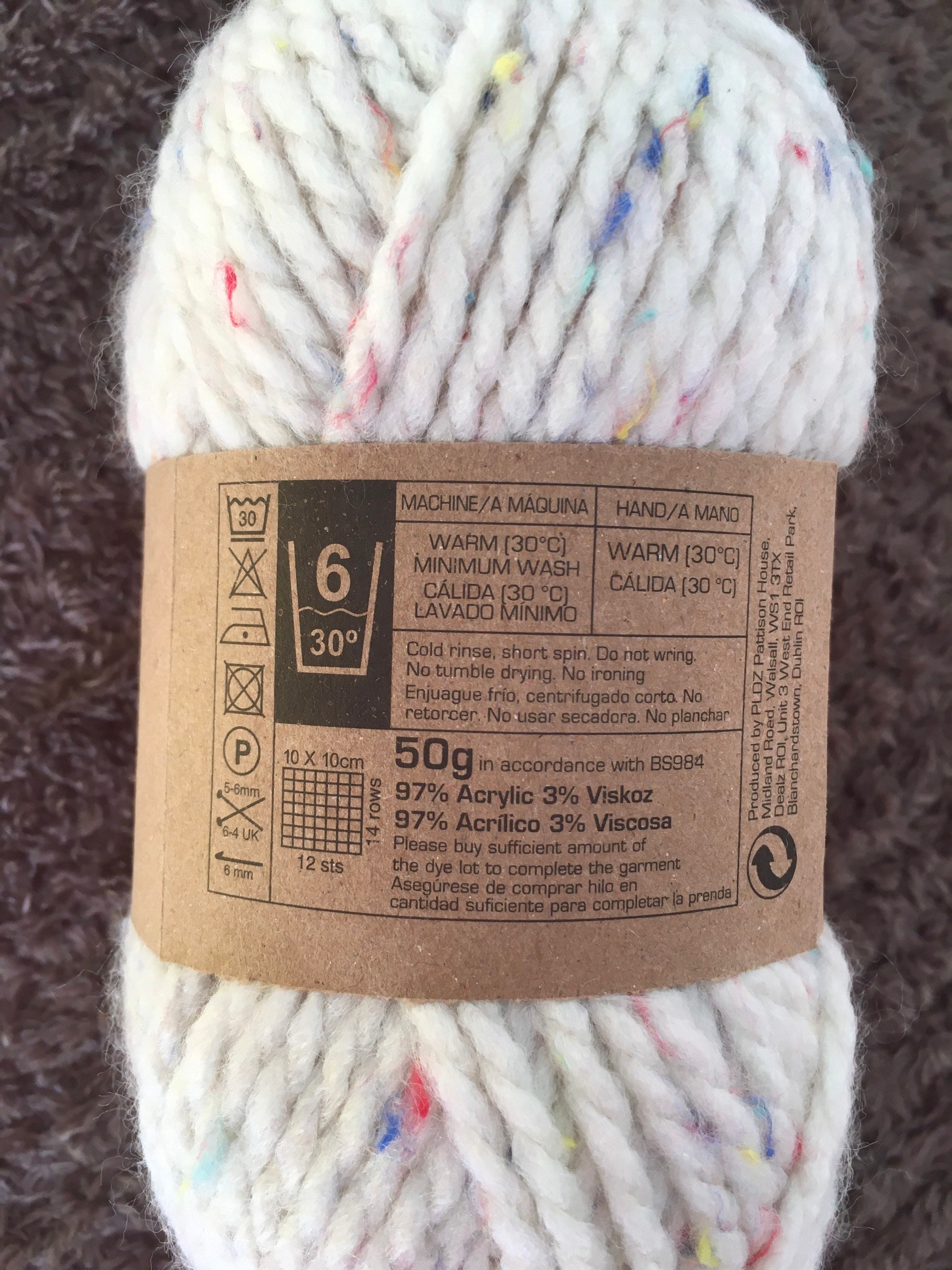 50g Super Chunky Ball Wool Yarn Knitting Essentials Crochet Etsy