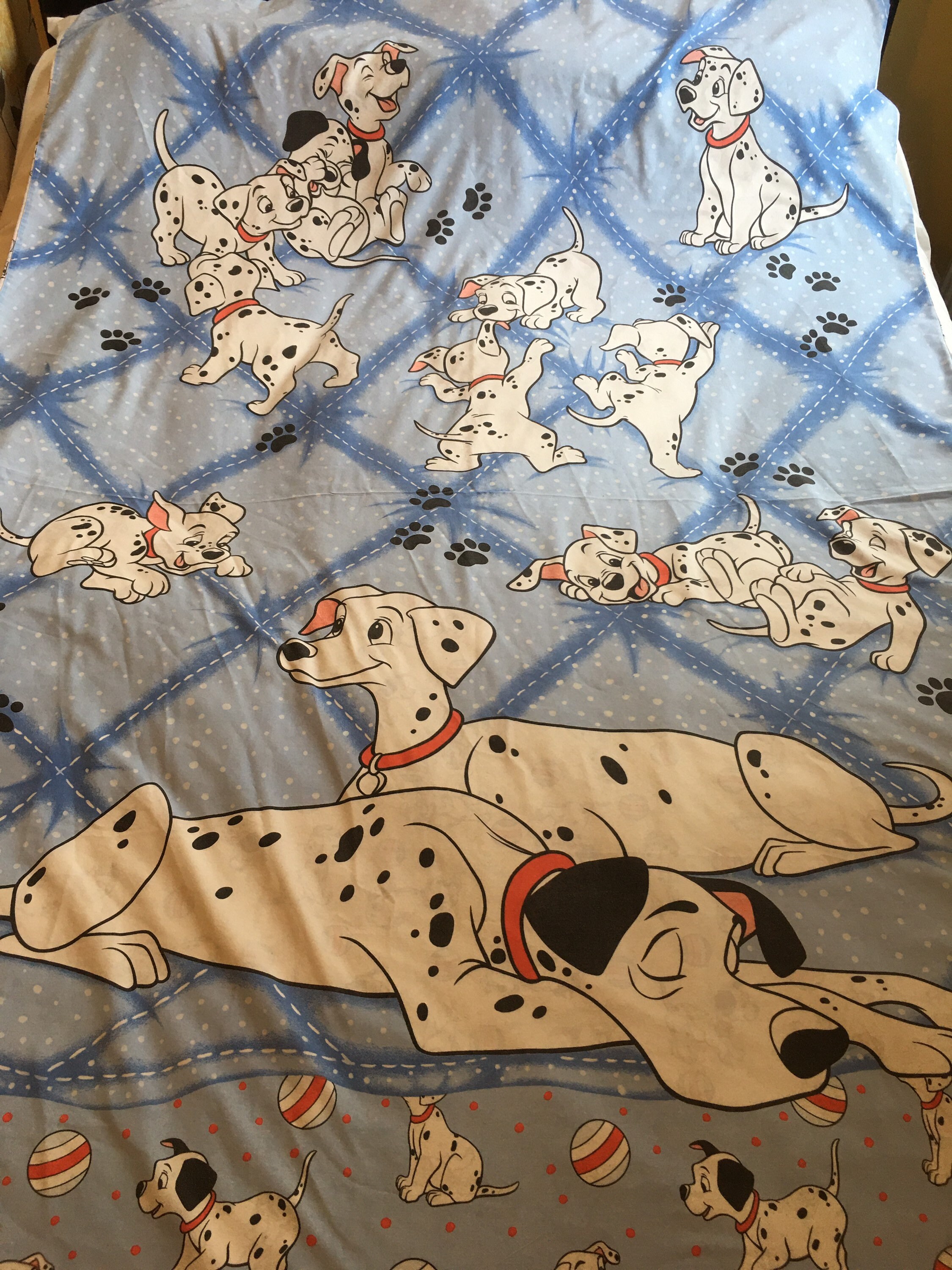 Rare Vintage Disney 101 Dalmatians Single Duvet Cover & Etsy