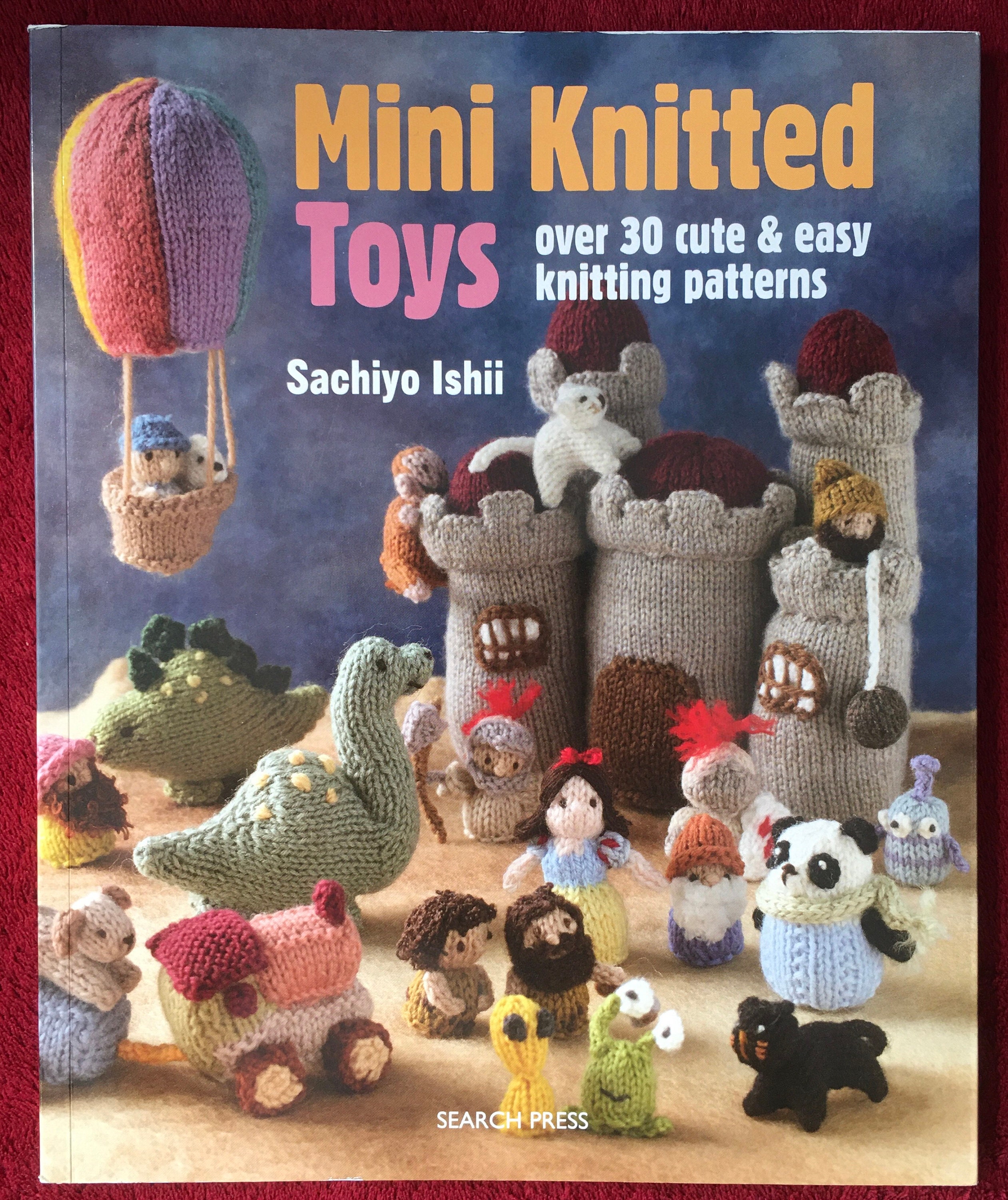 Mini Knitted Toys Knitting Book 30 Cute Easy Patterns Animals | Etsy