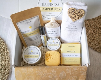 Luxury Aromatherapy Pamper Gift Box: Essential Oils, Vegan Self Care