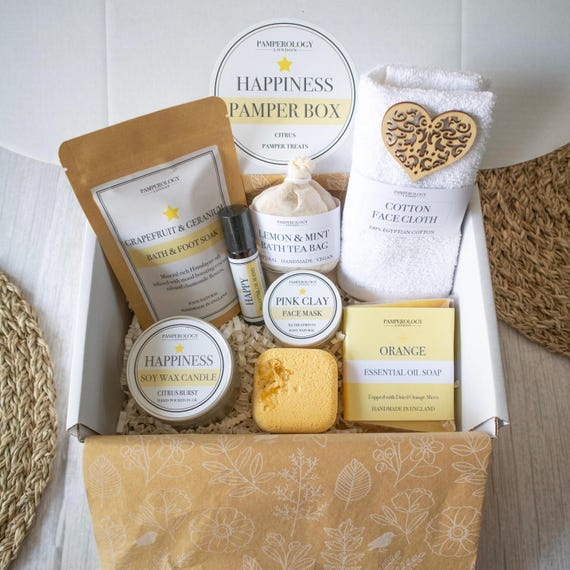 Luxury Aromatherapy Pamper Gift Box: Essential Oils, Vegan Self Care