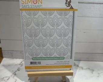 Simon Says Stamp/Memory Box Fine Petal Background Plate