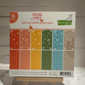 Lawn Fawn 6x6 Paper Pad - Falling Leaves or Summertime