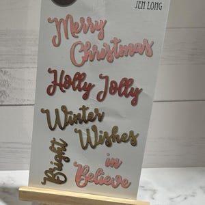 Sizzix/Jen Long Winter Sentiments