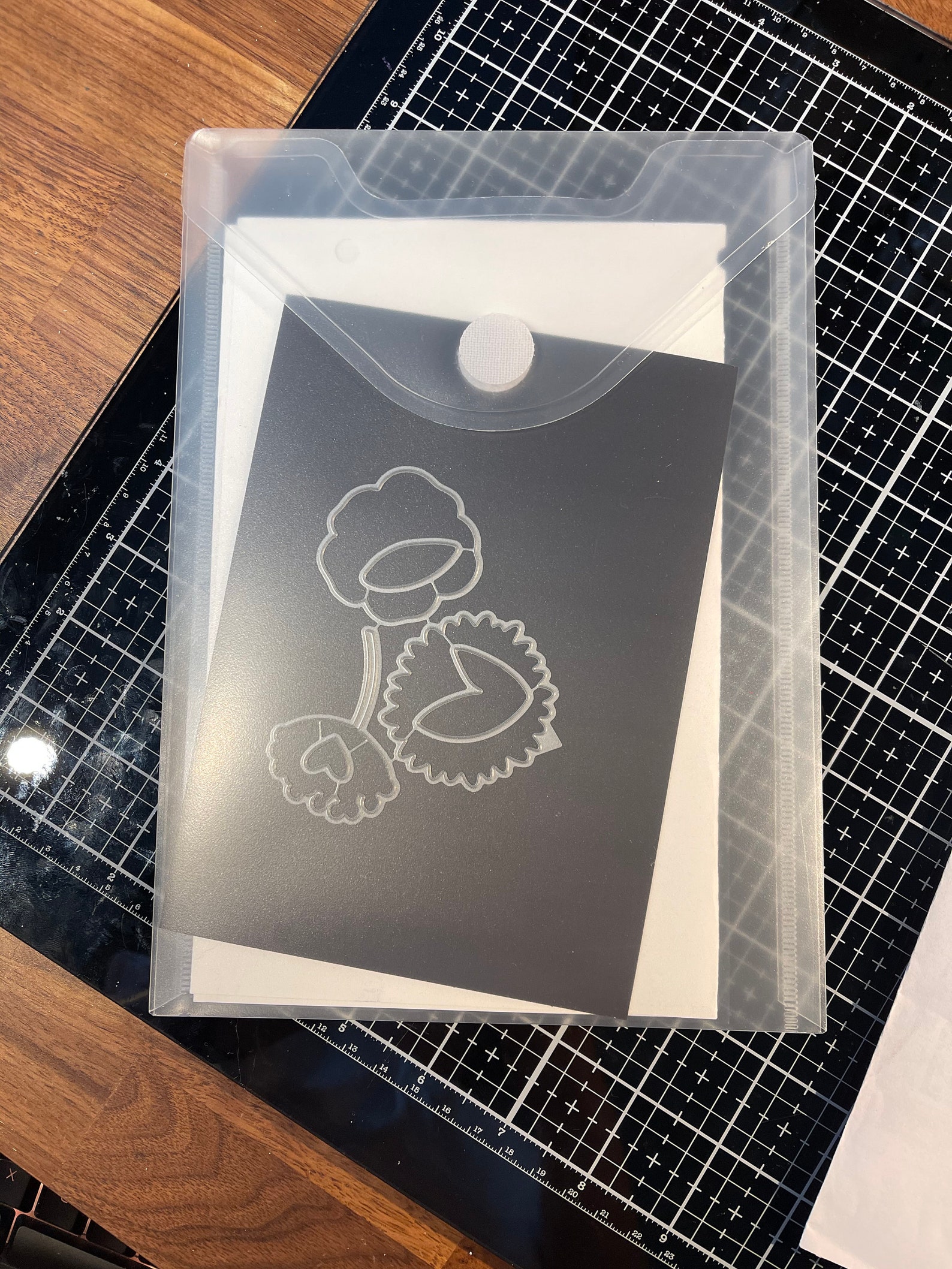Stamp and Die Storage Envelope and Magnetic Card - Etsy