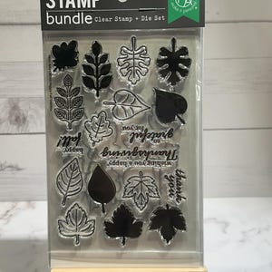 Hero Arts Fröhliche Herbstblätter Stempel & Stanzteile