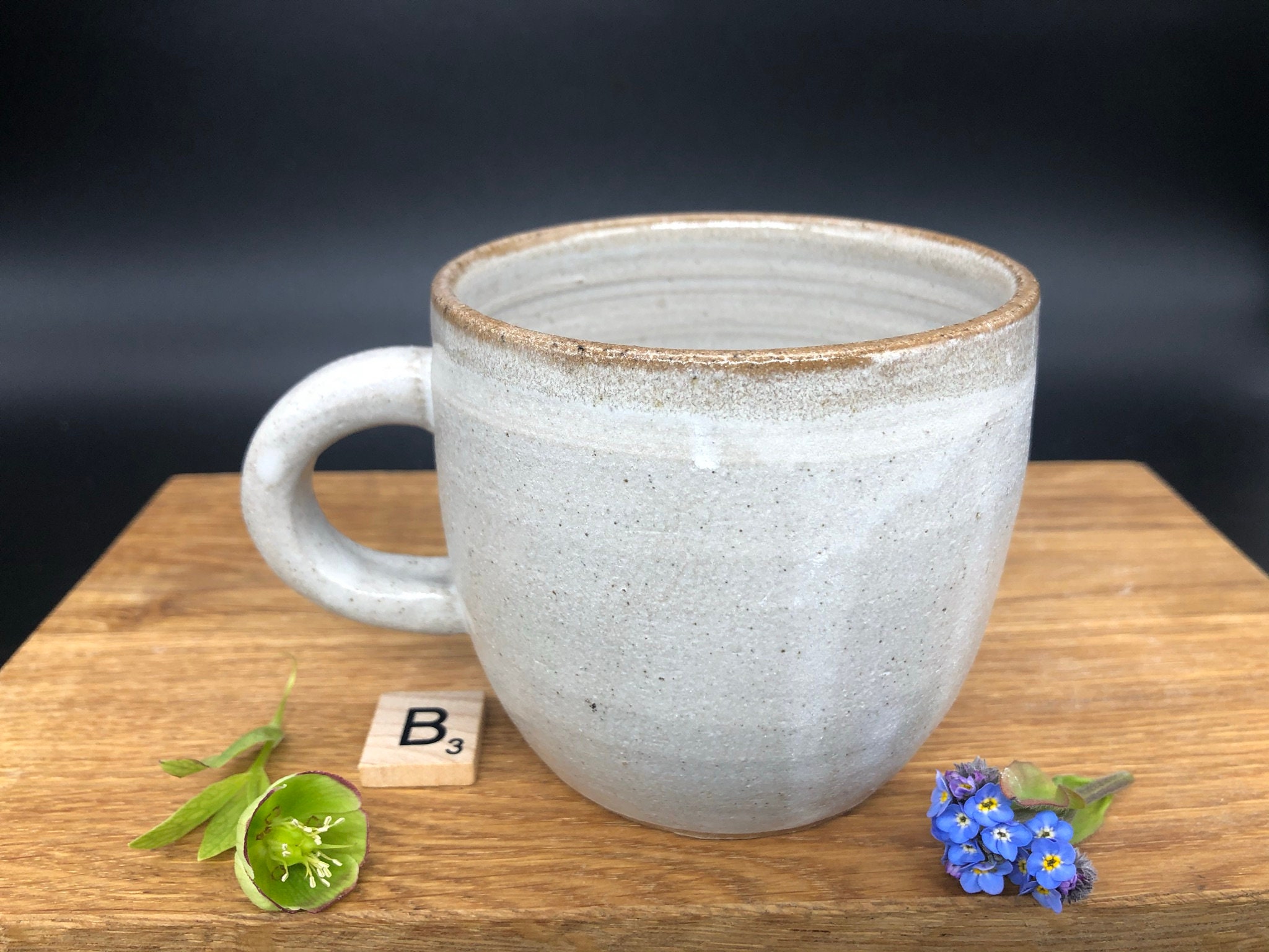 Handmade Ceramic Mugs Rustic Stoneware Coffee Cups with Etsy