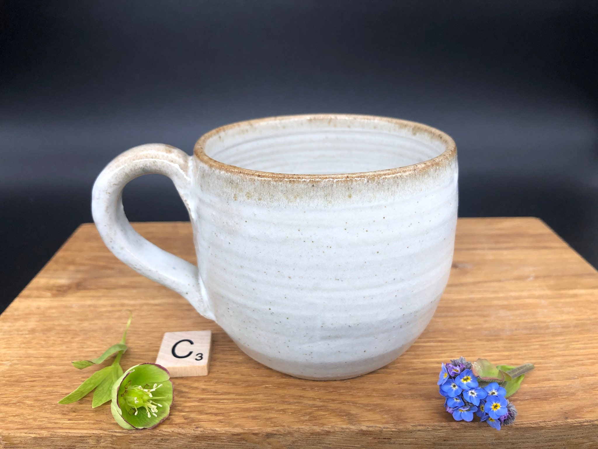 Handmade Ceramic Mugs Rustic Stoneware Coffee Cups with Etsy