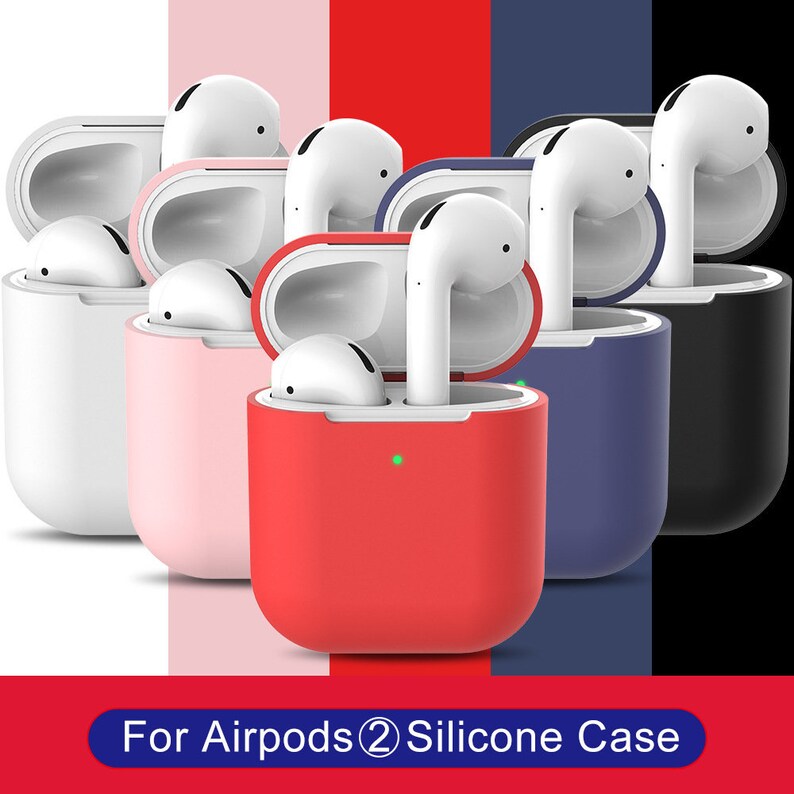 Silicone 1st & 2nd Generation Airpod Case In Various of | Etsy