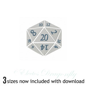 Peut inclure: Un dé à 20 faces gris avec des chiffres noirs. Le dé est un objet courant utilisé dans les jeux de rôle sur table.