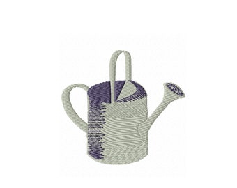 Basic Watering Can -Machine Embroidery Design