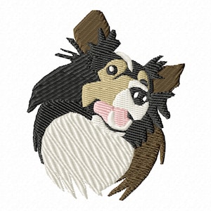 Sheltie Smile -Machine Embroidery Pattern