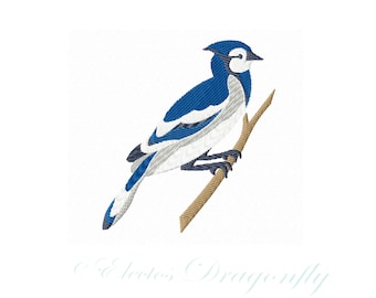 Blue Jay -Machine Embroidery Design