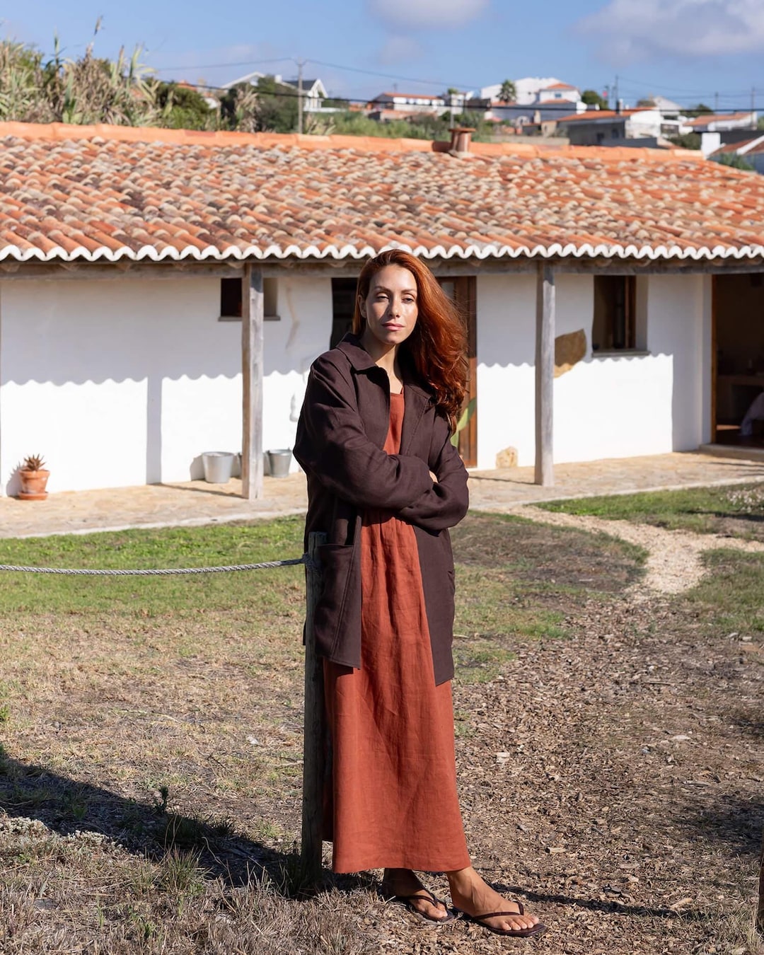 Koi Linen Blend Jacket