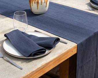 Klar att skickas / Linneservetter, set om 4 / Matservetter / Bordslinnedekor / Servetter av mjuk linnetyg