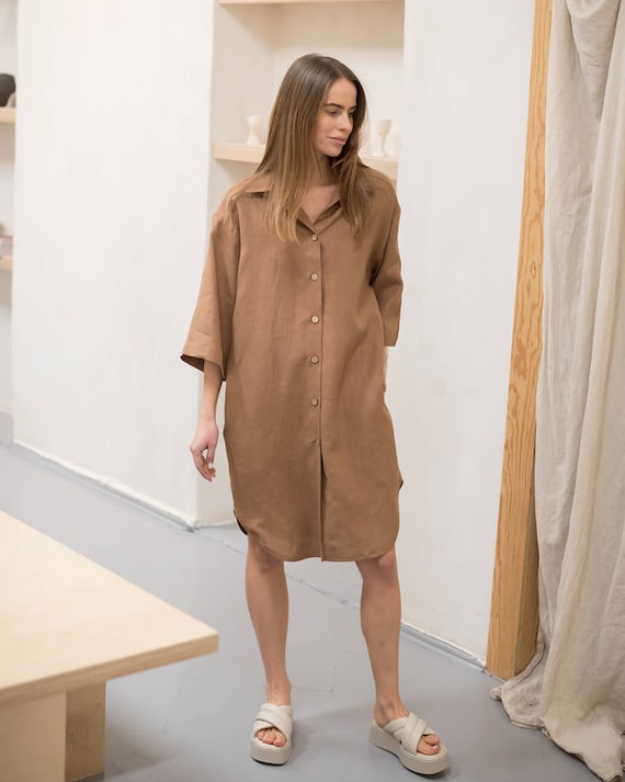 tall oversized shirt dress Maxi T-Shirt Dress for Tall Women