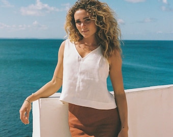 Linen tops