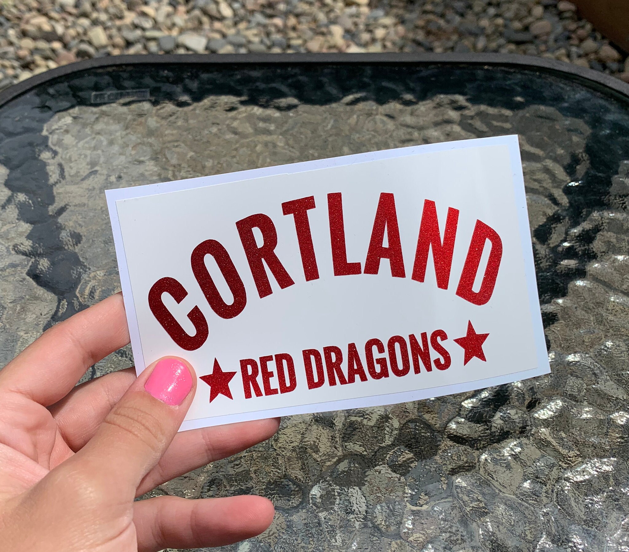 Custom Decal/Custom Car Decal/Custom College Sticker/Large Etsy