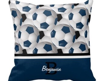 Football pillow case | Etsy Personalised Football Pillow Case Shirt