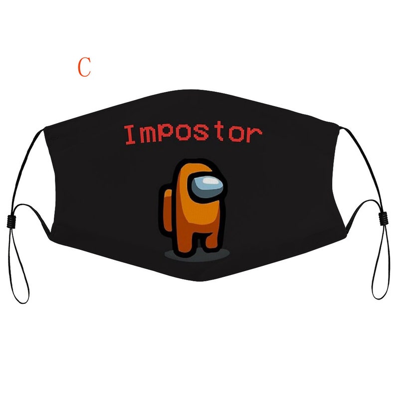 Among Us Face Masks Impostor face mask Tik Tok Face Mask | Etsy