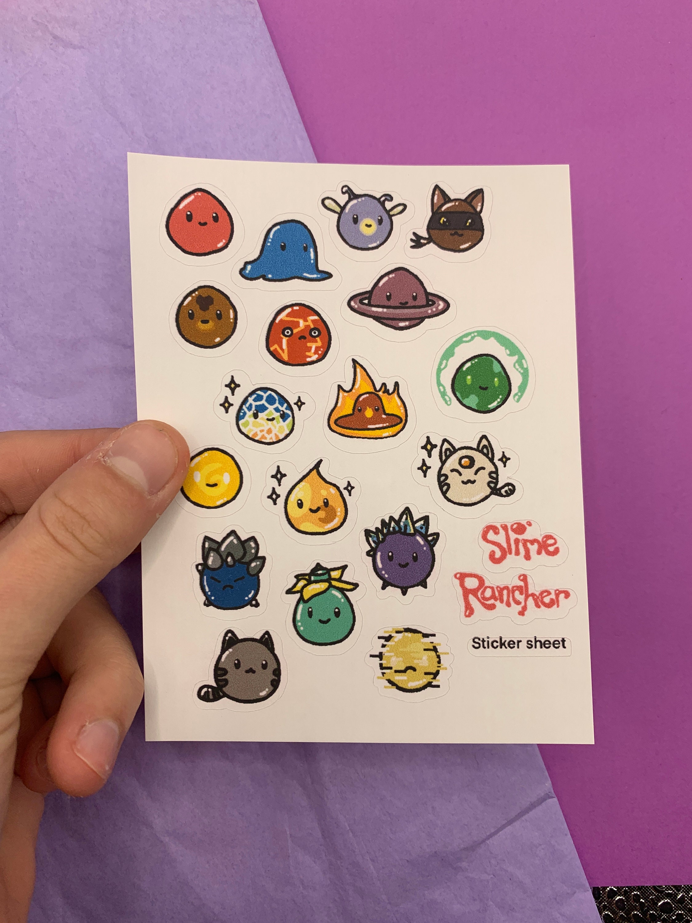 Slime rancher sticker pack -  Portugal